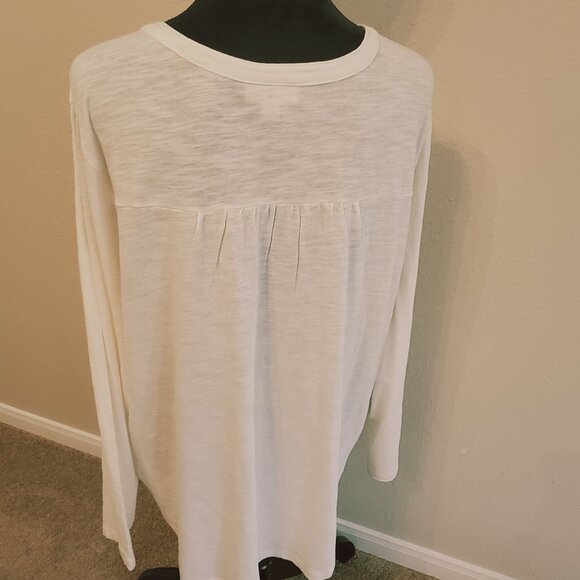 Women's Winter Garden Embroidered Long Sleeve Blouse 100% Cotton Size 3X. - Picture 5 of 13